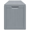 vidaXL Garden Storage Box, 90 L, 43x44x51 cm, Grey Wood-Effect PP - Image 8 of 18
