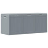 vidaXL Garden Storage Box, 90 L, 43x44x51 cm, Grey Wood-Effect PP - Image 10 of 18