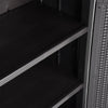 vidaXL Garden Storage Cabinet Black 65x45x172 cm PP Rattan - Image 7 of 12