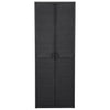 vidaXL Armario de Jardín Negro 65x45x88 cm de Ratán PP - Image 2 of 14