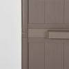 vidaXL Garden Storage Cabinet Brown 65x45x172 cm PP Wood-Look - Image 10 of 16