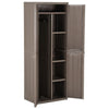 vidaXL Armadio da Giardino Marrone 65x45x88 cm in PP Aspetto Legno - Image 6 of 14