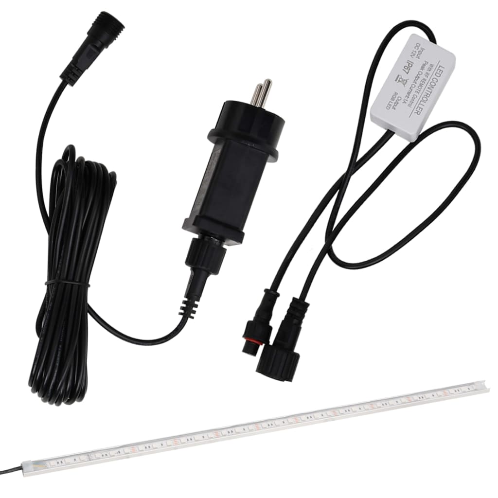 vidaXL Sfioratore a Cascata con LED RGB Acrilico 45 cm - Image 30 of 33