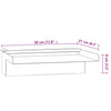 vidaXL Sfioratore a Cascata in Acciaio Inox SS 304 con LED RGB 30 cm Argento - Image 44 of 44