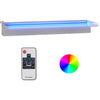 vidaXL Rebose en Cascada de Acero Inoxidable SS 304 con LED RGB 60 cm Plateado - Image 4 of 22