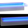 vidaXL RGB LED Waterfall Spillway, 90 cm, Stainless Steel, Silver - Image 11 of 22