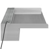 vidaXL RGB LED Waterfall Spillway, 90 cm, Stainless Steel, Silver - Image 15 of 22