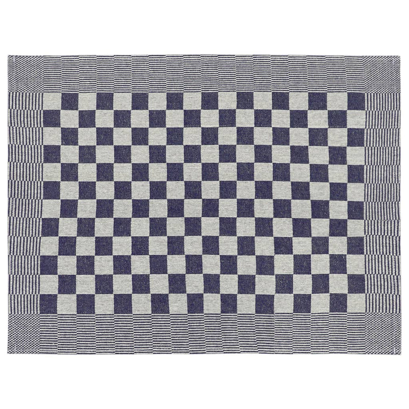vidaXL Set Strofinacci 10 pz in Cotone Blu e Bianco - Image 7 of 9