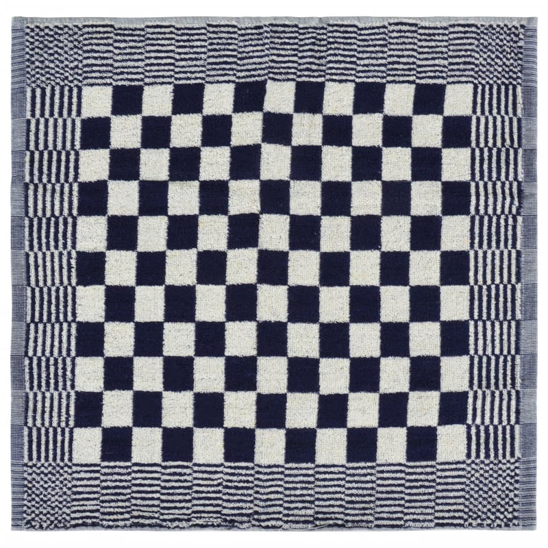 vidaXL Set Strofinacci 10 pz in Cotone Blu e Bianco - Image 8 of 9