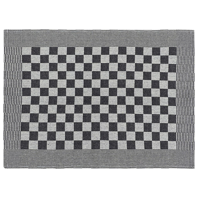 vidaXL Set Strofinacci 50 pz in Cotone Nero e Bianco - Image 7 of 9