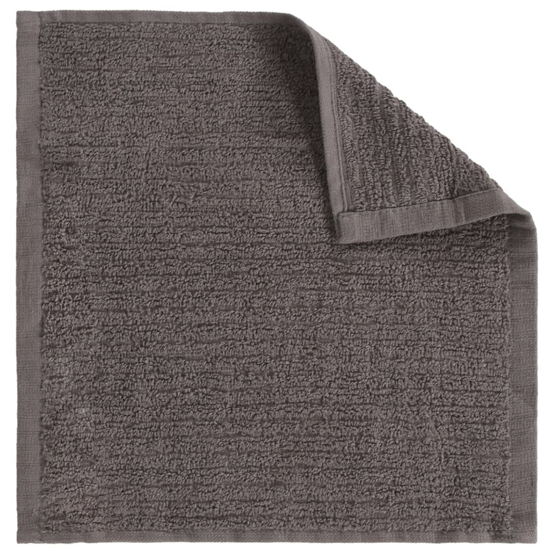 vidaXL Set Strofinacci 12 pz in Cotone Nero - Image 10 of 11