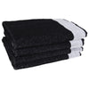 vidaXL Set Strofinacci 12 pz in Cotone Nero - Image 4 of 11