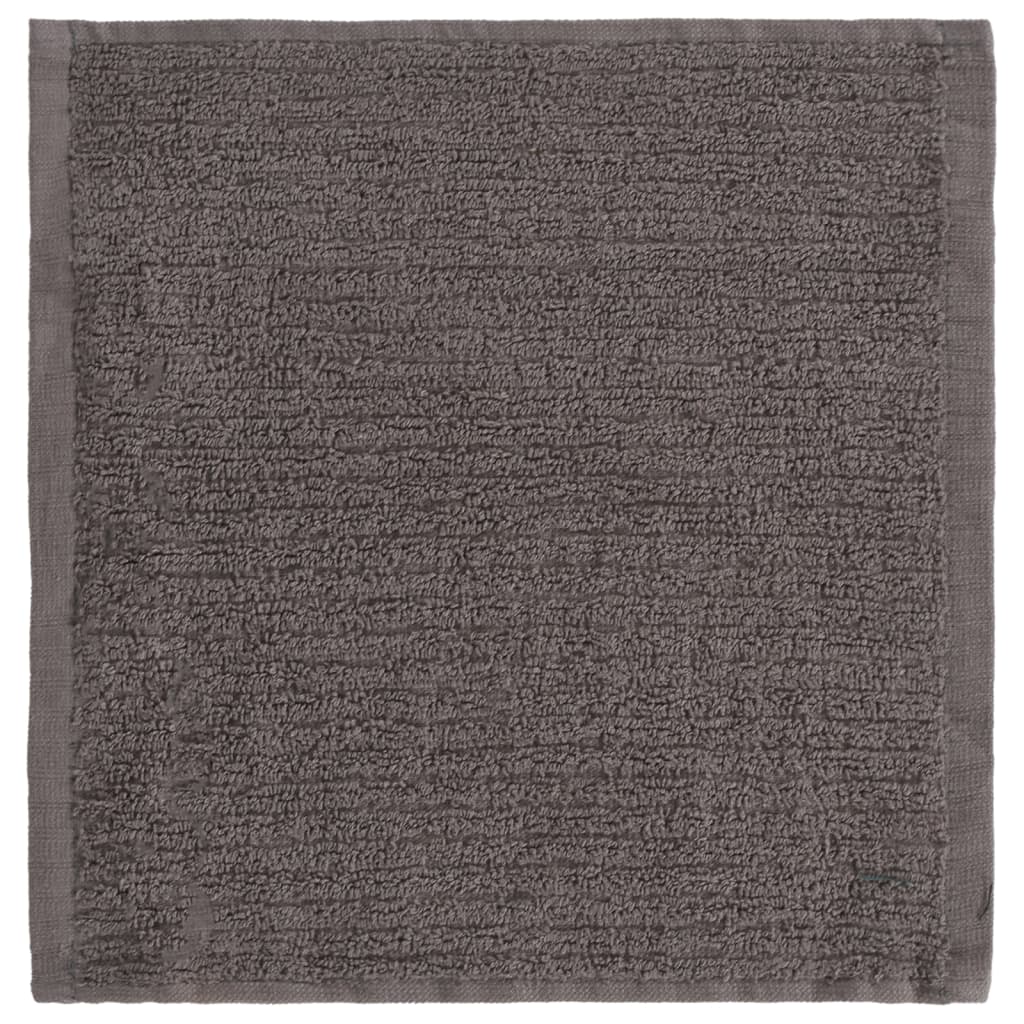 vidaXL Set Strofinacci 12 pz in Cotone Nero - Image 7 of 11