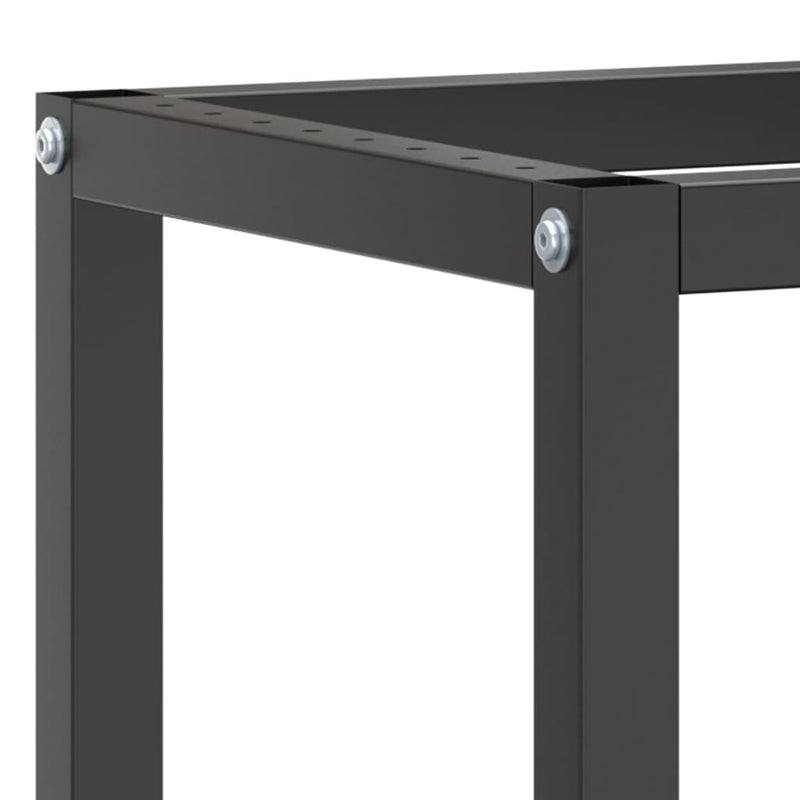 Telaio Robusto per Banco Utilitario/Lavoro - Metallo Nero e Rosso Opaco (140x50x79 cm) - immagine 15 | SolPatio - Image 15 of 24