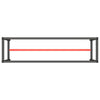 Telaio Robusto per Banco Utilitario/Lavoro - Metallo Nero e Rosso Opaco (140x50x79 cm) - immagine 9 | SolPatio - Image 9 of 24