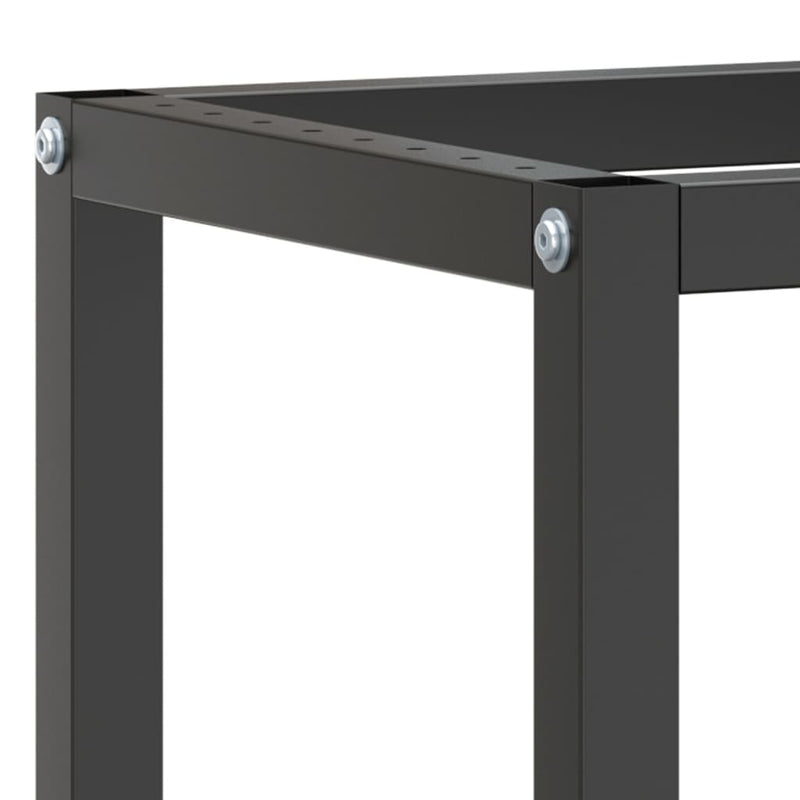 Telaio Robusto per Banco Utilitario/Lavoro - Metallo Nero e Rosso Opaco (140x50x79 cm) - immagine 16 | SolPatio - Image 16 of 24