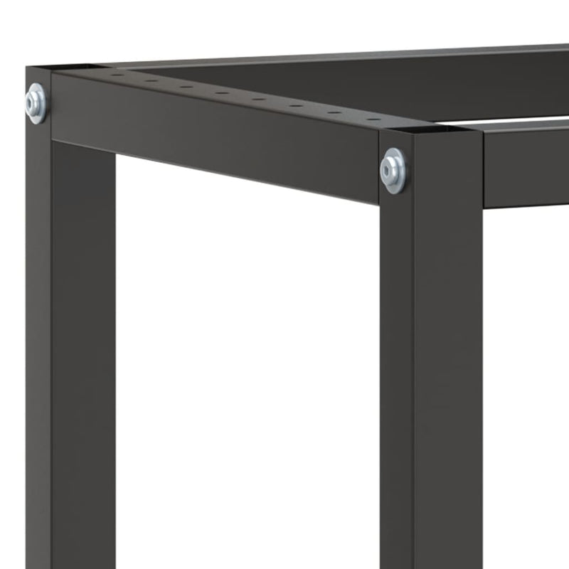 Telaio Robusto per Banco Utilitario/Lavoro - Metallo Nero e Rosso Opaco (140x50x79 cm) - immagine 13 | SolPatio - Image 13 of 24