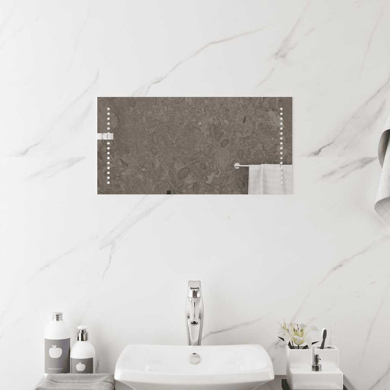 vidaXL Specchio da Bagno con Luci LED 60x30 cm - Image 3 of 9