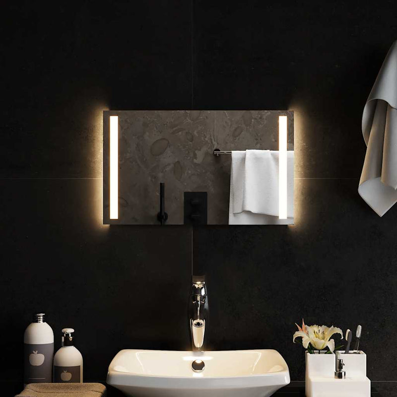vidaXL Specchio da Bagno con Luci LED 50x30 cm - Image 1 of 5