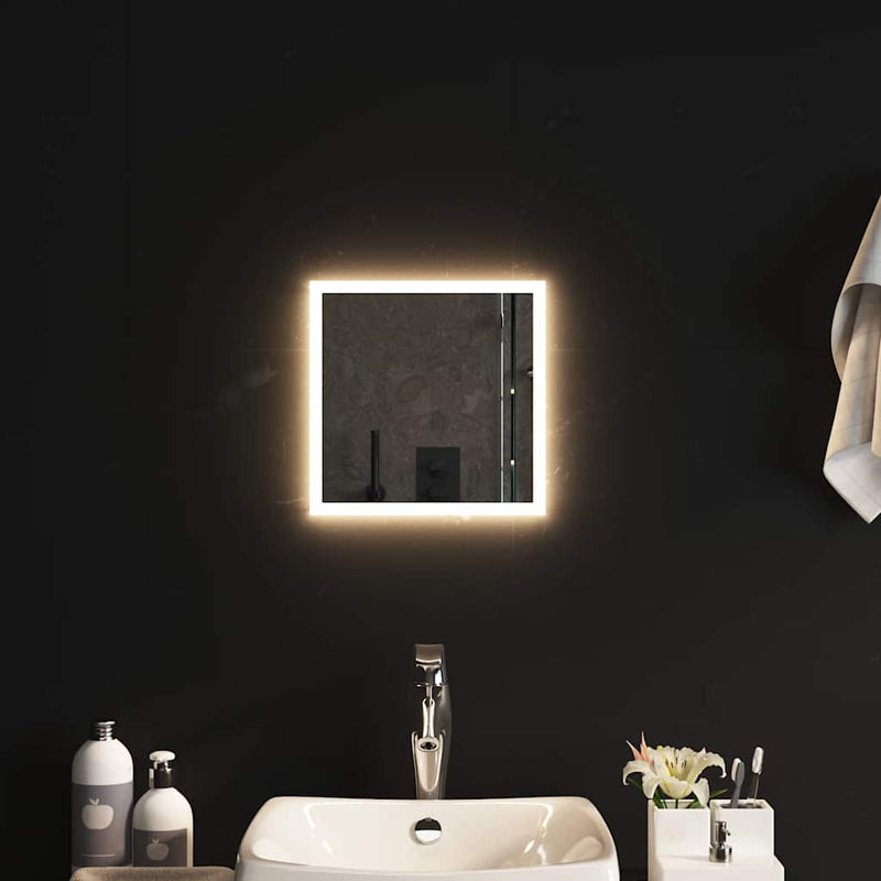 vidaXL Specchio da Bagno con Luci LED 30x30 cm - Image 1 of 5