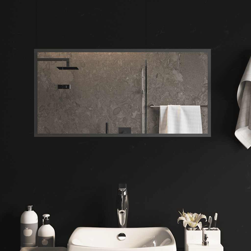 Specchio da Bagno con Luci LED 80x40 cm - immagine 3 | SolPatio - Image 3 of 5