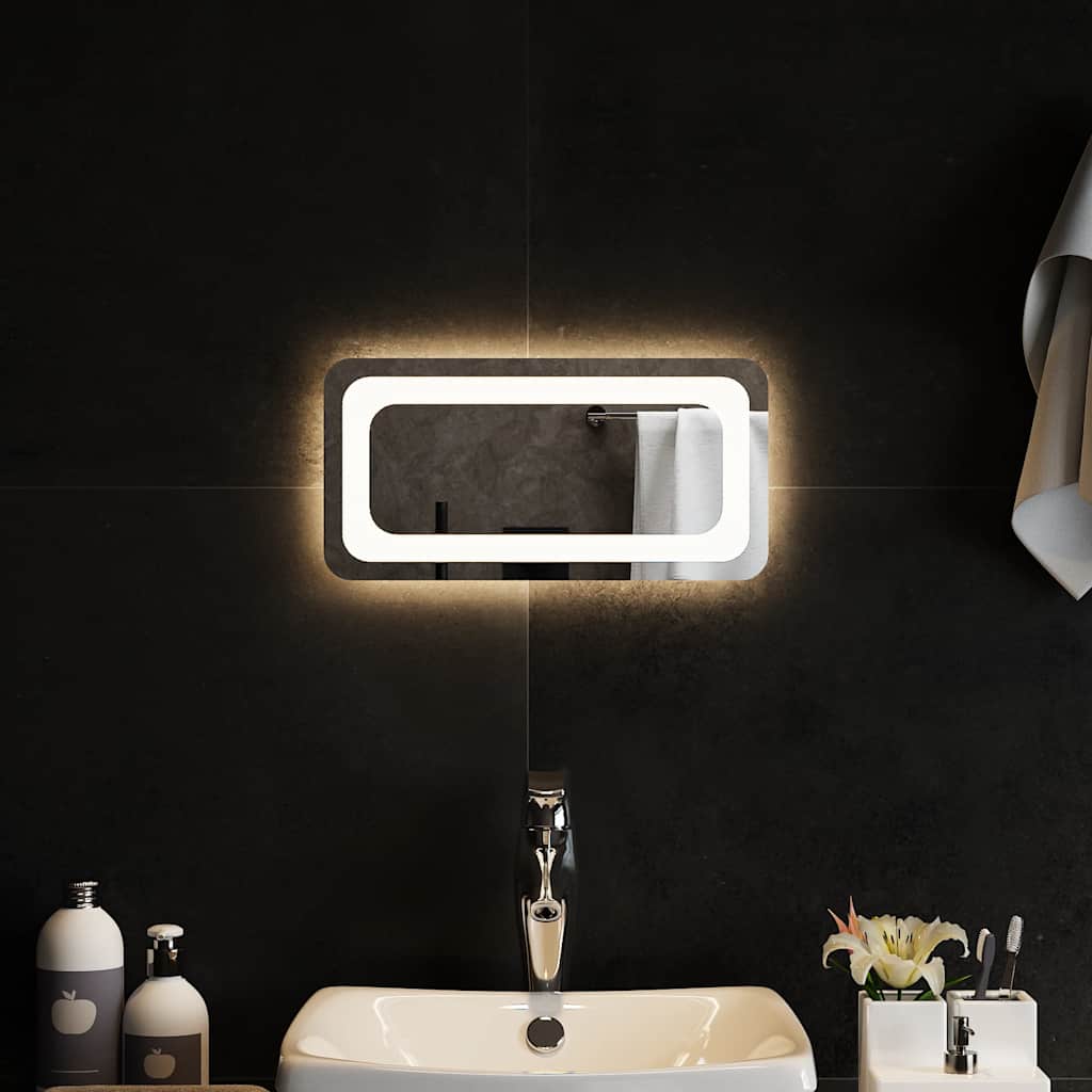 vidaXL Specchio da Bagno con Luci LED 40x20 cm - Image 1 of 5