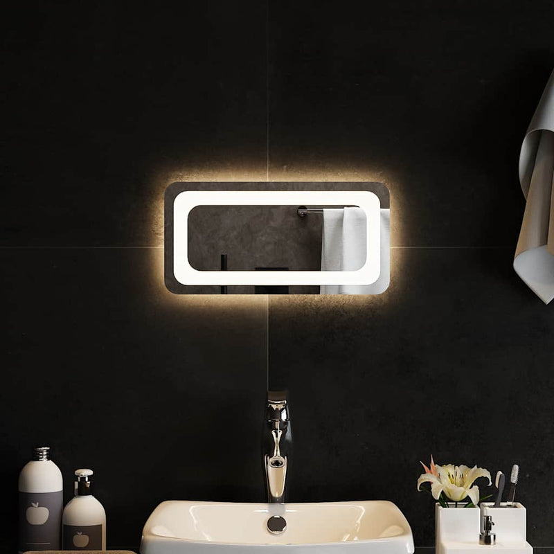 vidaXL Specchio da Bagno con Luci LED 40x20 cm - Image 1 of 5