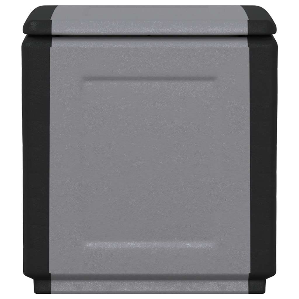 Contenitore da Giardino in PP 130 L 54×53×57 cm Grigio Scuro e Nero - Image 1 of 6