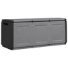 vidaXL Contenitore da Giardino 138x53x57 cm 330 L Grigio Scuro e Nero - Image 2 of 10