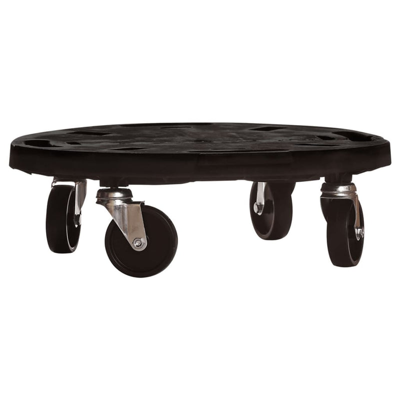 vidaXL Carrello per Piante con Ruote Diametro 40 cm Nero 275 kg - Image 2 of 6