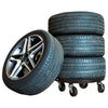 vidaXL Carrello per Piante con Ruote Diametro 40 cm Nero 275 kg - Image 5 of 6