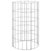 vidaXL Fioriere Gabbione Circolare 3 pz in Acciaio Zincato Ø30x150 cm Argento - Image 6 of 12