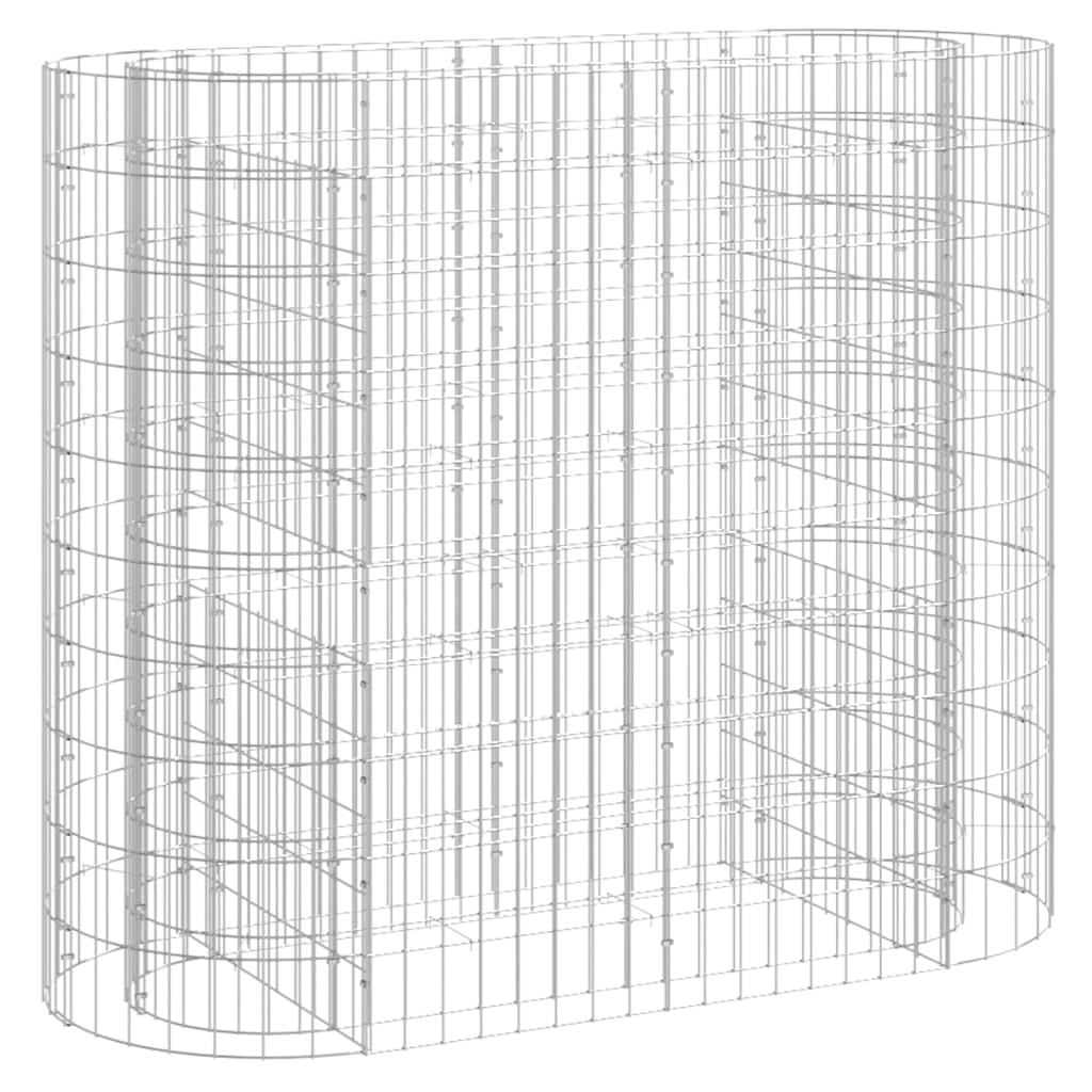 Gabbione con Letto Rialzato in Acciaio Zincato 120×50×100 cm - Image 2 of 7