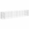 Gabbione Letto Rialzato Ferro Zincato 500×100×100 cm Argento - Image 2 of 7