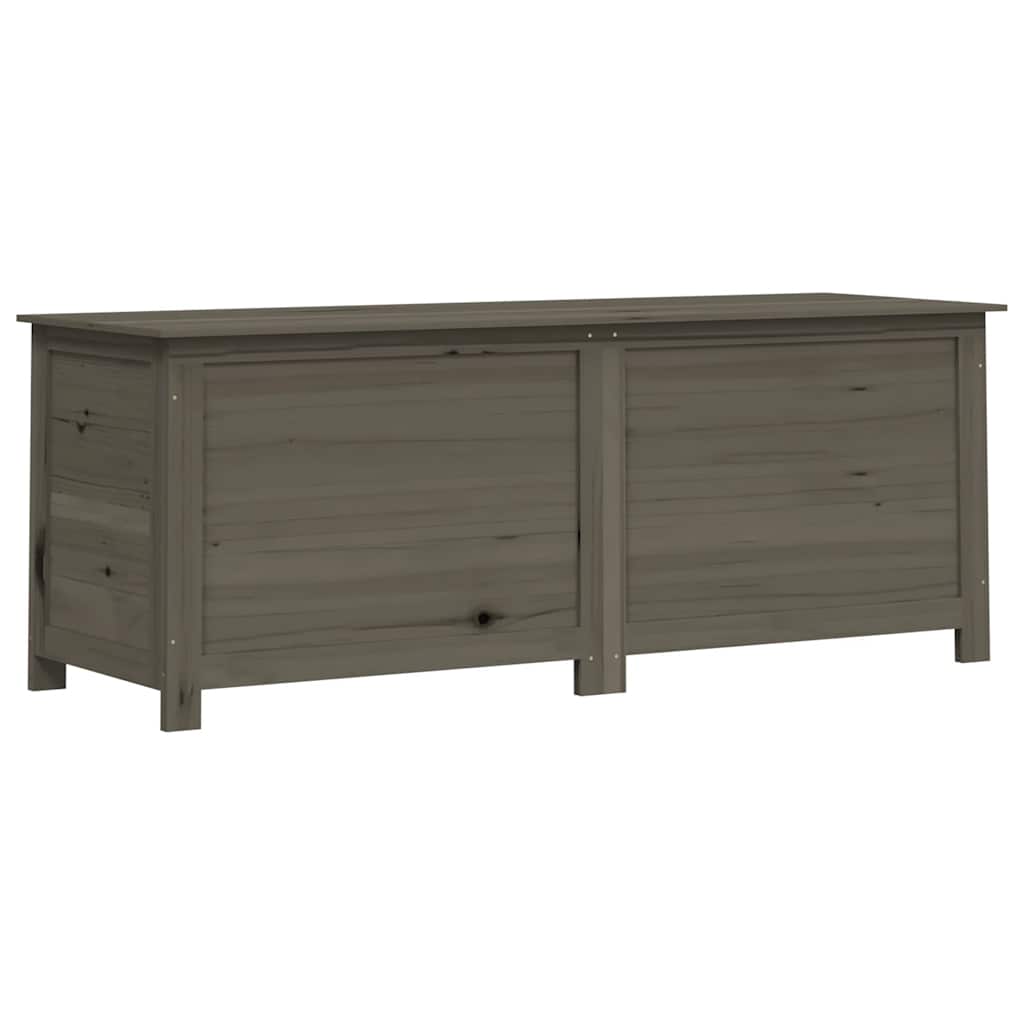 vidaXL Scatola per Cuscini in Legno Massello di Abete 150x50x56 cm Antracite - Image 2 of 8
