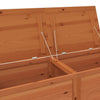 Cassapanca Contenitore per Cuscini da Esterno in Legno Massello di Abete Marrone - Image 6 of 8