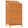 vidaXL Solid Fir Wood Garden Shed 55x52x112 cm Brown - Image 2 of 7