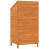 vidaXL Solid Fir Wood Garden Shed 55x52x112 cm Brown - Image 5 of 7