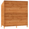 vidaXL Solid Fir Wood Garden Shed, 102x52x112 cm, Brown - Image 9 of 15