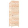 vidaXL Solid Fir Wood Garden Shed 55x52x112 cm Brown - Image 19 of 29