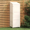 vidaXL Garden Shed, Solid Fir Wood, 55x52x174.5 cm, White - Image 1 of 23