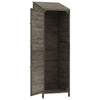 vidaXL Solid Fir Wood Garden Shed 102x52x174.5 cm Anthracite - Image 11 of 16