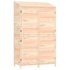 vidaXL Solid Fir Wood Garden Shed 102x52x174.5 cm Brown - Image 3 of 15