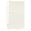 vidaXL Capanno da Giardino in Legno Massello di Abete 102x52x174,5 cm Bianco - Image 5 of 8