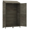 vidaXL Solid Fir Wood Garden Shed 102x52x174.5 cm Anthracite - Image 12 of 16