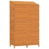 vidaXL Caseta de Jardín en Madera Maciza de Abeto 102x52x174,5 cm Marrón - Image 2 of 8