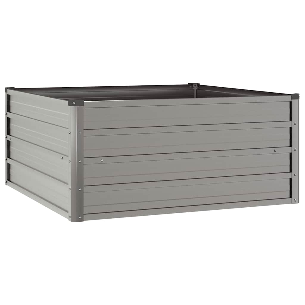 vidaXL Raised Garden Bed, Corten Steel, 100x100x45 cm, Rust - Image 7 of 20