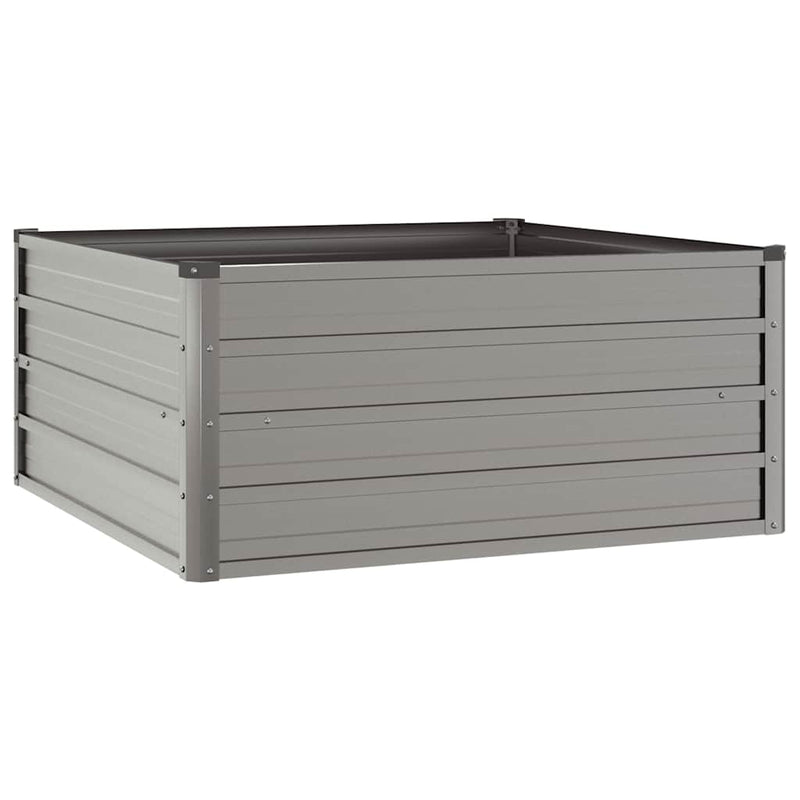 vidaXL Raised Garden Bed, Corten Steel, 100x100x45 cm, Rust - Image 7 of 20