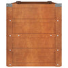 vidaXL Raised Garden Bed, Corten Steel, 100x100x45 cm, Rust - Image 11 of 20