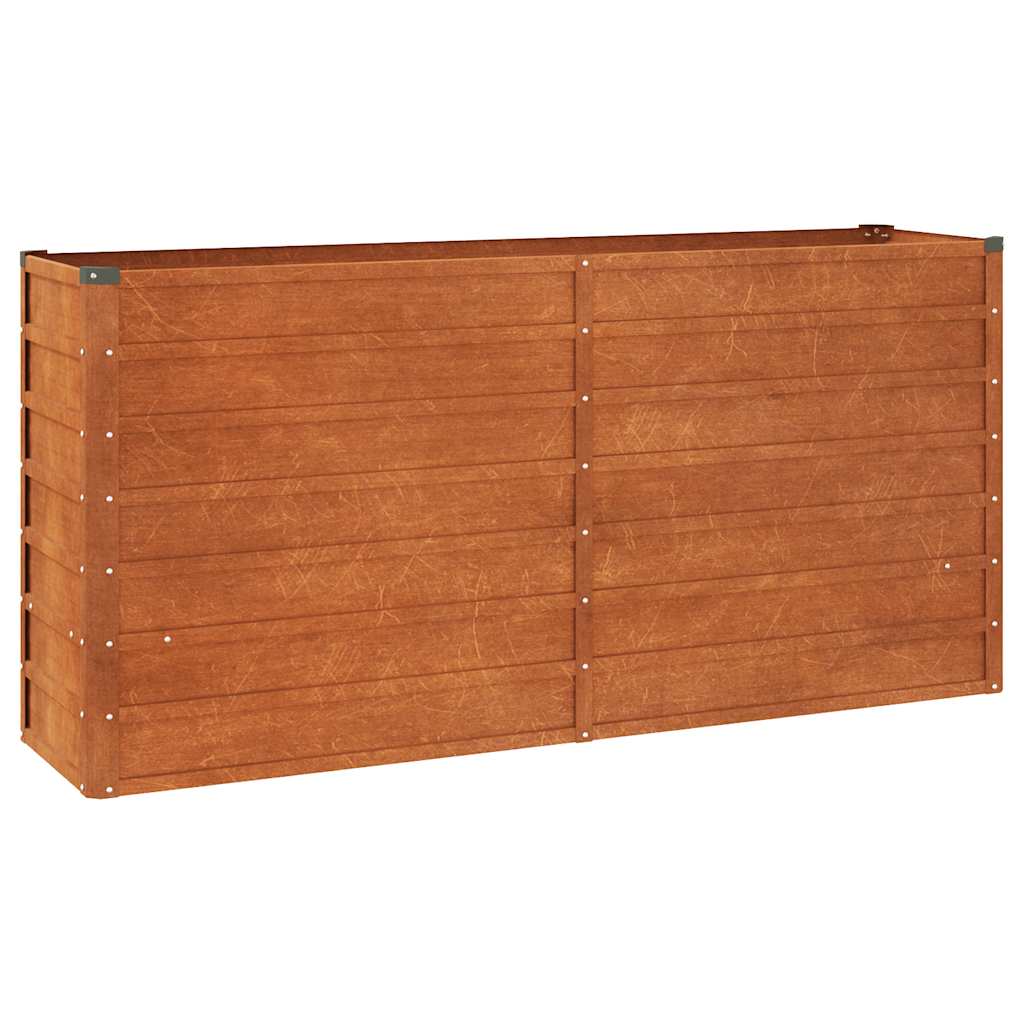 vidaXL Cama de Cultivo Elevada para Jardín de Acero Corten 160x40x77 cm, Oxidado - Image 7 of 41